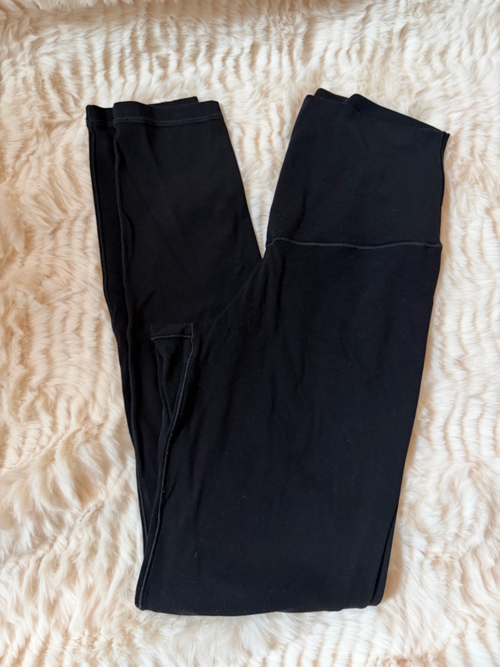 Aerie Offline Black High-Rise Leggings with Branded Logo